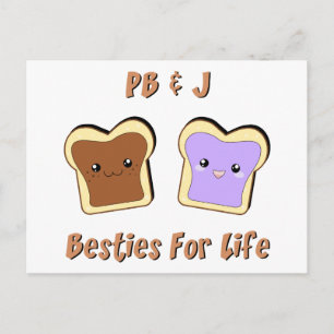 Carte Postale Peanut Butter and Jelly