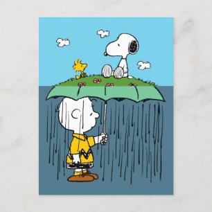 Carte Postale Peanuts   Jour Ensoleillé Jour Pluvieux Moitié & M