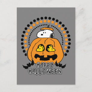 Carte Postale Peanuts   Joyeux Halloween