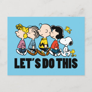 Carte Postale Peanuts   Le Gang