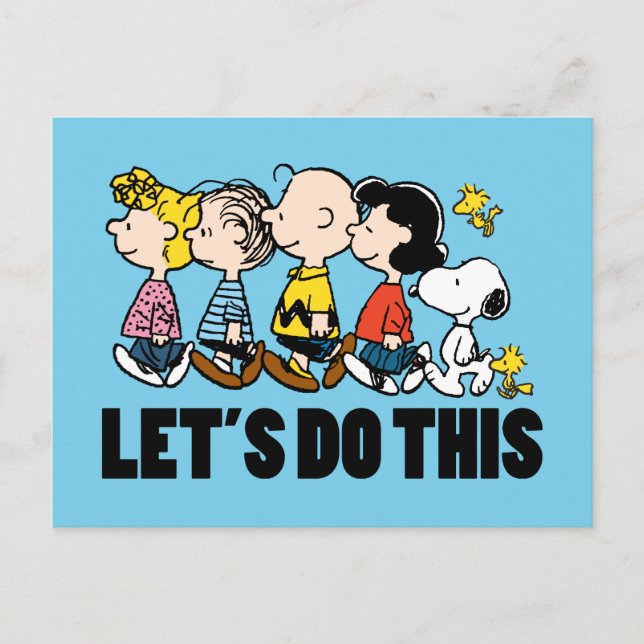 Carte Postale Peanuts | Le Gang (Devant)