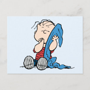 Carte Postale Peanuts   Linus & Sa couverture