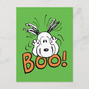 Carte Postale Peanuts Snoopy Boo