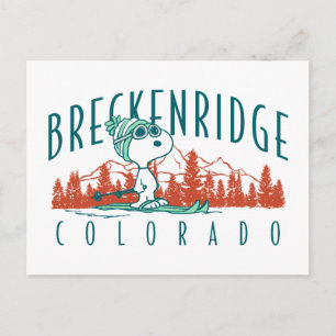 Carte Postale Peanuts Snoopy Breckenridge Colorado
