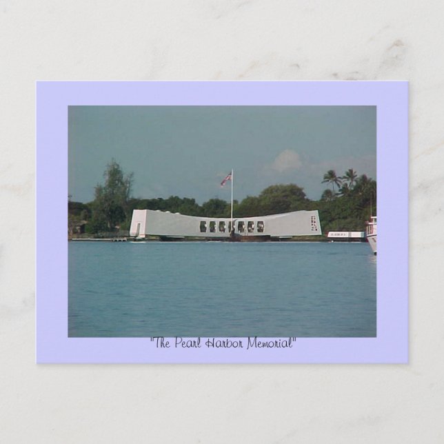 Carte Postale "PEARL HARBOR" MEMORIAL, "The Pearl Harbour Mem... (Devant)