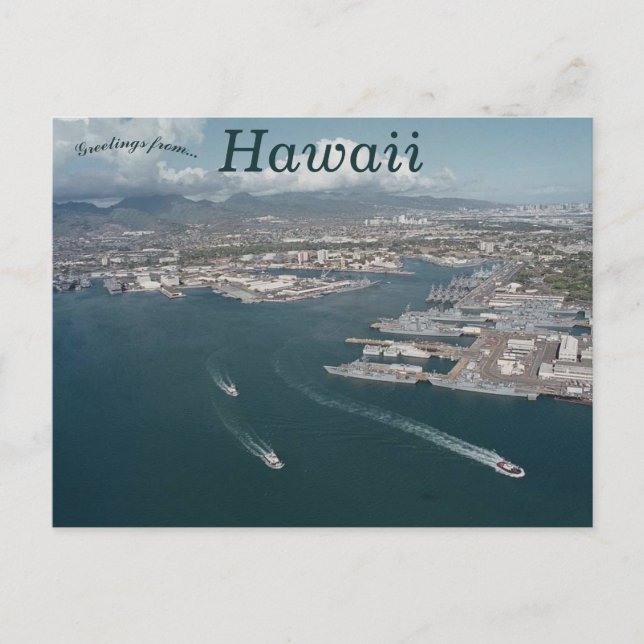 Carte Postale Pearl Harbour Hawaii (Devant)