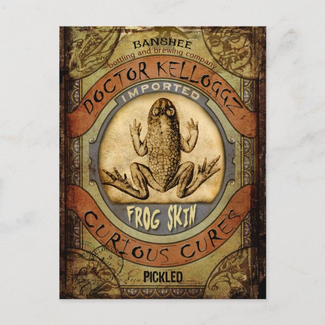 Carte Postale Peau de grenouille (Devant)