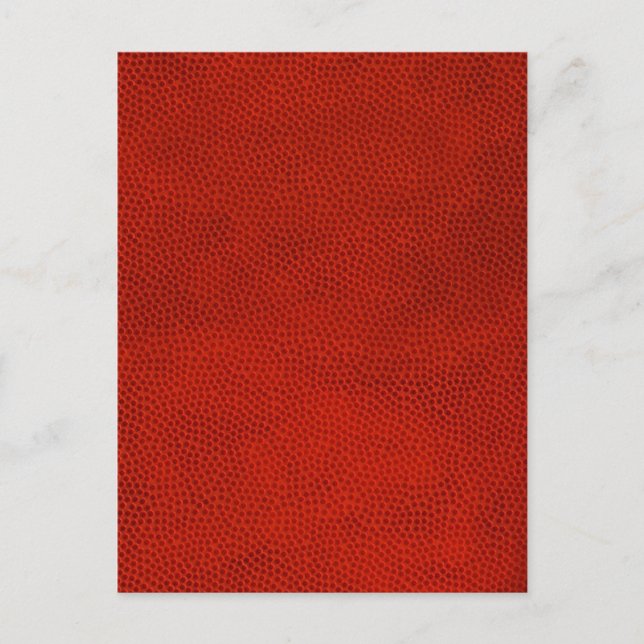Carte Postale Peau de texture de gros plan du basket (Devant)