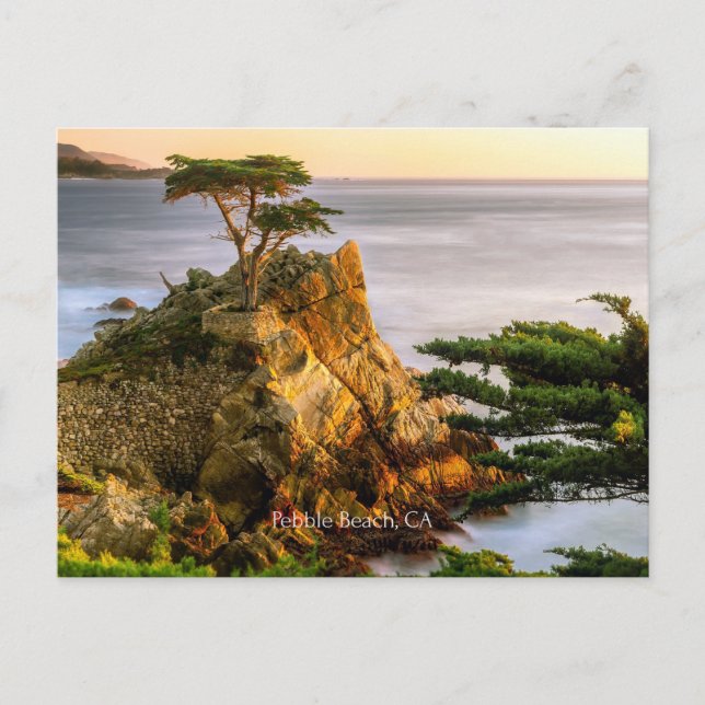 Carte Postale Pebble Beach, Californie (Devant)