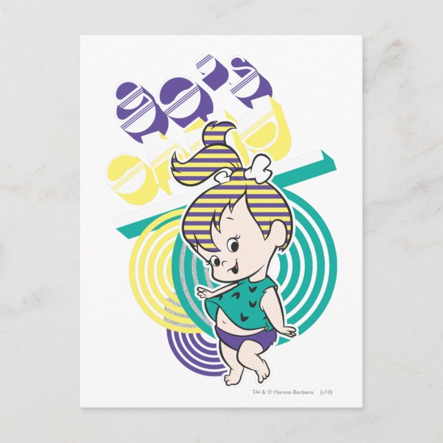 Carte Postale PEBBLES™ 80's Child (Devant)
