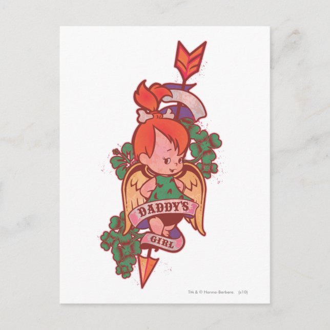 Carte Postale PEBBLES™ Fille de papa (Devant)