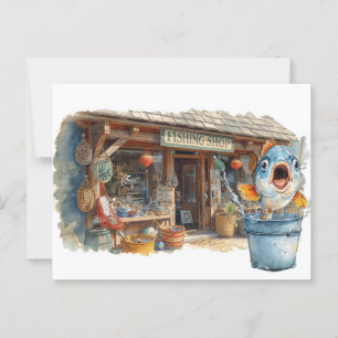 Carte Postale Pêche