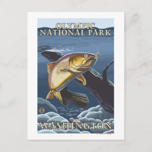 Carte Postale Pêche à la truite, section 4
