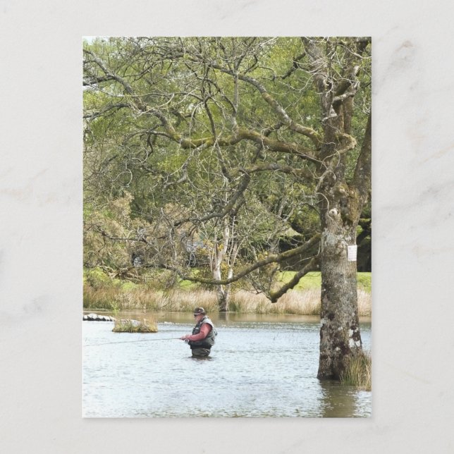 CARTE POSTALE PÊCHE EN VOL (Devant)
