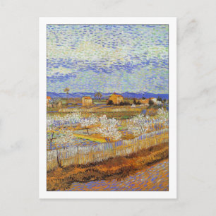 Carte Postale Pêchers dans la fleur par Van Gogh