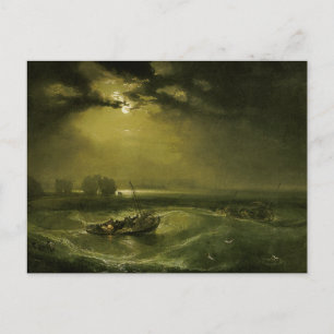 Carte Postale Pêcheur en mer par William Turner