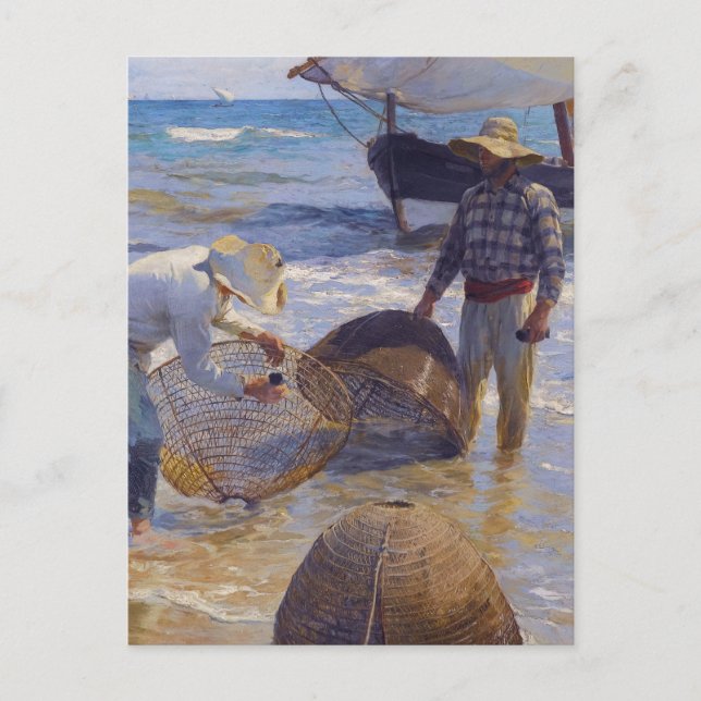 Carte Postale Pêcheur valencien - Joaquín Sorolla (Devant)