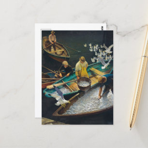 Carte Postale Pêcheurs de Dark Harbor par Newell Convers Wyeth