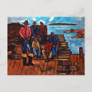 Carte Postale Pêcheurs de homard de Marsden Hartley