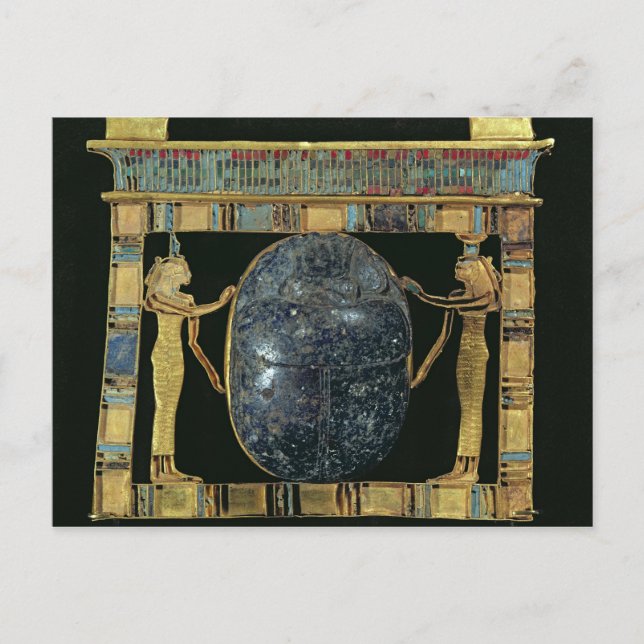 Carte Postale Pectorale du vizir, Paser, avec scarabée (Devant)