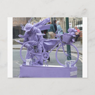 Carte Postale Pedaller violet