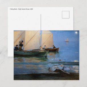 Carte Postale Peder Severin Kroyer - Bateaux de pêche