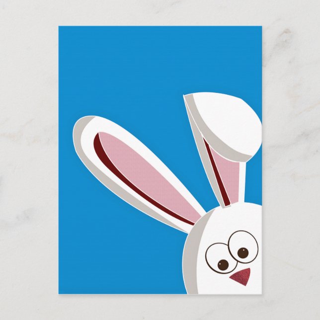 Carte Postale Peeking Bunny (Devant)