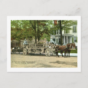 Carte Postale Peekskill, N.Y., Cortland Hook & Ladder Fire Truck