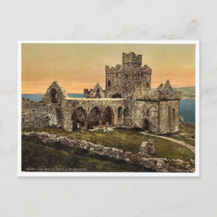 Carte Postale Peel, Cathédrale Saint-Germain, Île de Man, Anglet