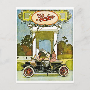 Carte Postale Peerless Motor Company Vintage Classic Car Ad