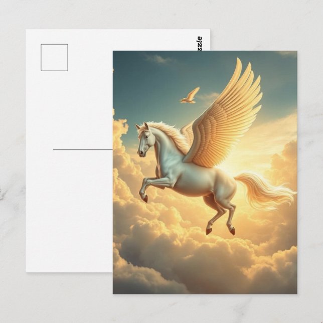 Carte Postale Pegasus (Devant / Derrière)