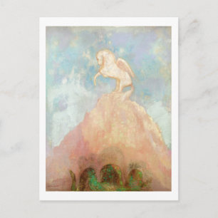 Carte Postale Pegasus blanc, c.1908 (huile sur la toile)