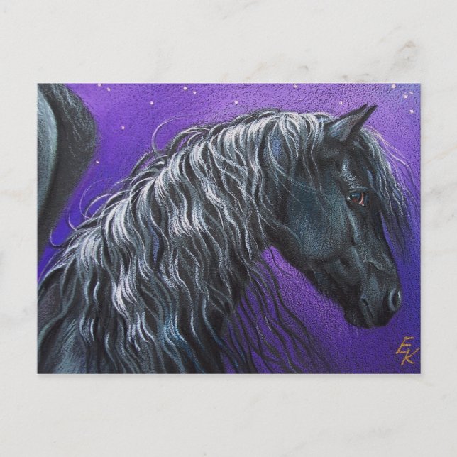 Carte Postale Pegasus nocturne (Devant)