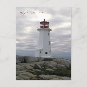 Carte Postale Peggy's Cove Lighthouse Route Nouvelle-Écosse