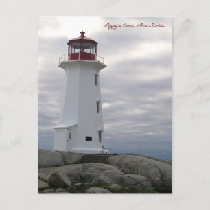 Carte Postale Peggy's Cove Lighthouse Route Nouvelle-Écosse