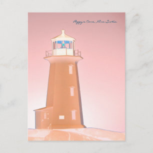 Carte Postale Peggy's Cove Lighthouse Route Nouvelle-Écosse