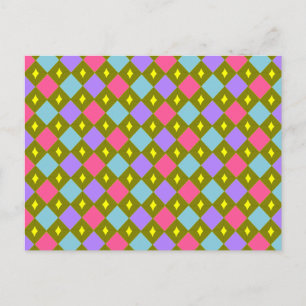 Carte Postale Peigne de couleur multiple Créer votre propre cart