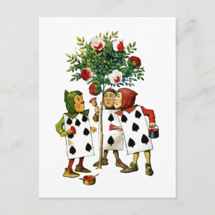 CARTE POSTALE PEINDRE LES ROSES DE LA REINE