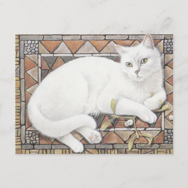 CARTE POSTALE PEINTE CAT (Devant)
