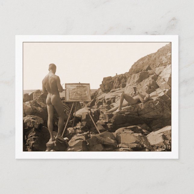 Carte Postale Peintre suédois Einar Bager (Devant)