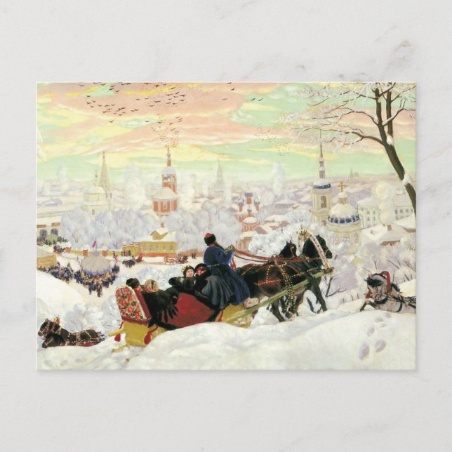 Carte postale Peinture à bord de l'aube (Devant)