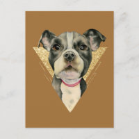 Peinture à l'aquarelle de Chien à Chien à Chien à 