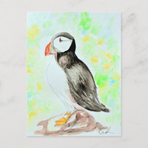 Carte Postale Peinture à l'encre et à l'aquarelle