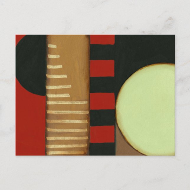 Carte Postale Peinture à panneaux de style loft contemporain (Devant)