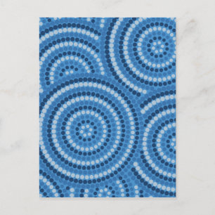 Carte Postale Peinture à points aborigène