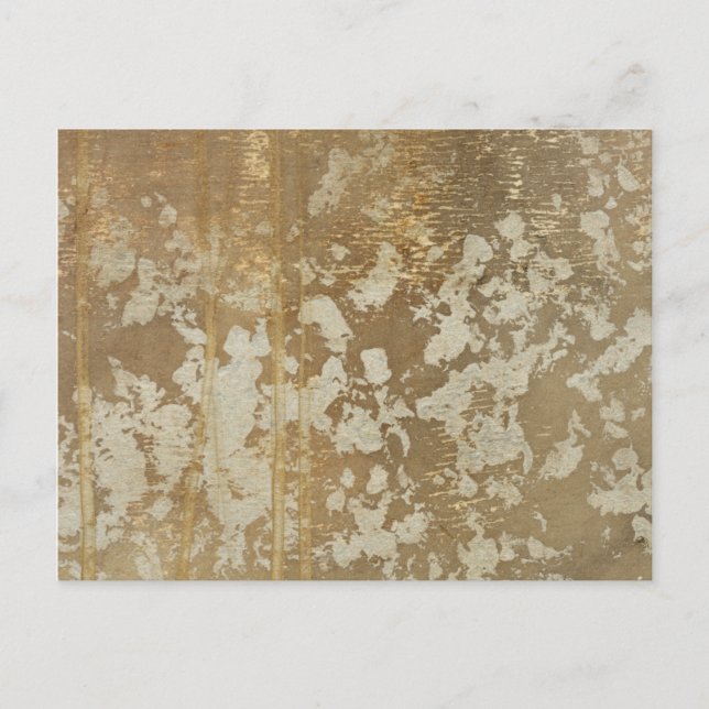 Carte Postale Peinture Abstraite en or avec lunettes d'argent (Devant)