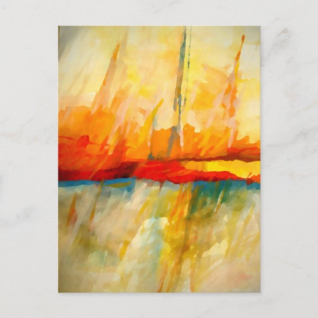 Carte Postale Peinture Abstraite moderne (Devant)