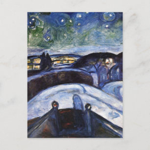 Carte Postale Peinture artistique d'Edward Munch