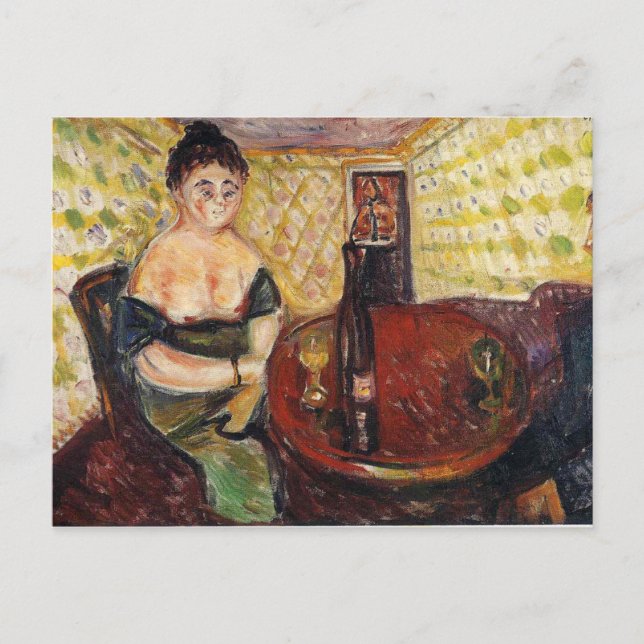 Carte Postale Peinture artistique Edward Munch (Devant)