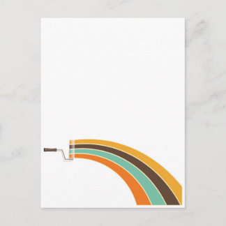 Carte Postale Peinture aux couleurs rétro